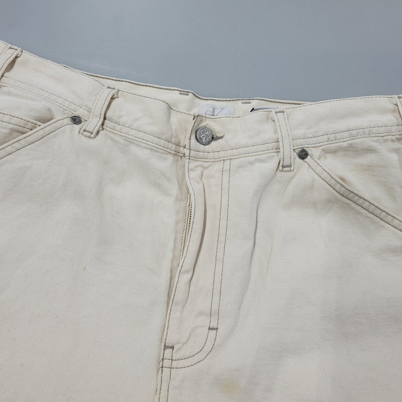 【現状渡し品】【メンズ】 メキシコ製 PAINTER DENIM PANTS ペインター デニム パンツ ボトムス ズボン 152-260304-cs-08-izu サイズ：33 カラー：ホワイト 万代Net店