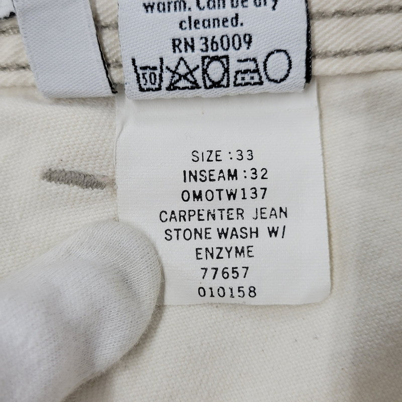 【現状渡し品】【メンズ】 メキシコ製 PAINTER DENIM PANTS ペインター デニム パンツ ボトムス ズボン 152-260304-cs-08-izu サイズ：33 カラー：ホワイト 万代Net店