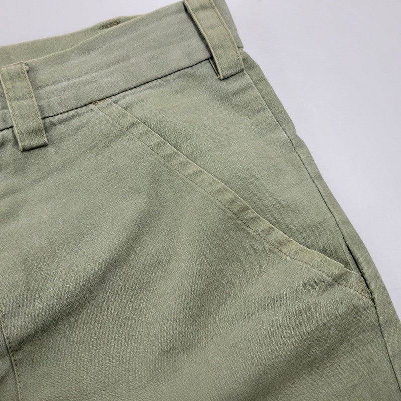 【現状渡し品】【メンズ】 OLD STUSSY オールドステューシー 20TH INTL SURPLUS DOUBLE POCKET CARGO PANTS ダブルポケット カーゴパンツ USA製 153-260225-as-03-izu サイズ：30 カラー：グリーン系 万代Net店