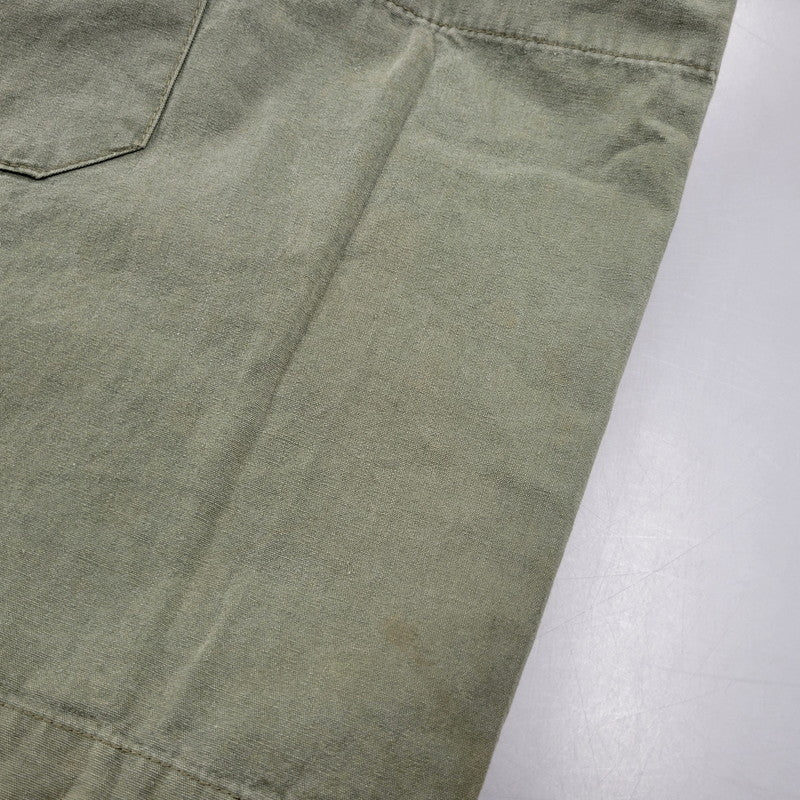 【現状渡し品】【メンズ】 OLD STUSSY オールドステューシー 20TH INTL SURPLUS DOUBLE POCKET CARGO PANTS ダブルポケット カーゴパンツ USA製 153-260225-as-03-izu サイズ：30 カラー：グリーン系 万代Net店
