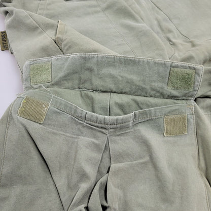 【現状渡し品】【メンズ】 OLD STUSSY オールドステューシー 20TH INTL SURPLUS DOUBLE POCKET CARGO PANTS ダブルポケット カーゴパンツ USA製 153-260225-as-03-izu サイズ：30 カラー：グリーン系 万代Net店