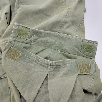 【現状渡し品】【メンズ】 OLD STUSSY オールドステューシー 20TH INTL SURPLUS DOUBLE POCKET CARGO PANTS ダブルポケット カーゴパンツ USA製 153-260225-as-03-izu サイズ：30 カラー：グリーン系 万代Net店