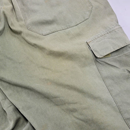 【現状渡し品】【メンズ】 OLD STUSSY オールドステューシー 20TH INTL SURPLUS DOUBLE POCKET CARGO PANTS ダブルポケット カーゴパンツ USA製 153-260225-as-03-izu サイズ：30 カラー：グリーン系 万代Net店
