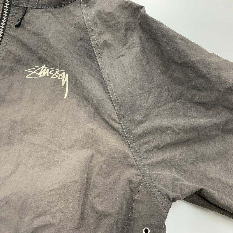 【現状渡し品】【メンズ】 STUSSY ステューシー 115745 BEACH SHELL WAVE DYE ビーチシェル ウェーブ ダイ ジャケット アウター 142-260307-kh-08-izu サイズ：M カラー：ブラック系 万代Net店