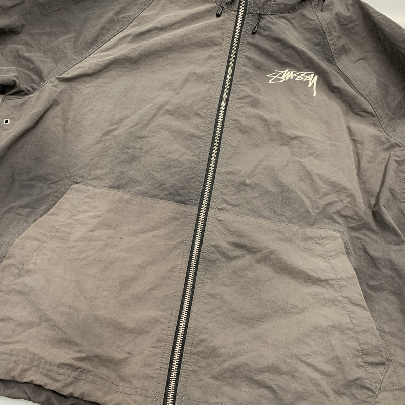 【現状渡し品】【メンズ】 STUSSY ステューシー 115745 BEACH SHELL WAVE DYE ビーチシェル ウェーブ ダイ ジャケット アウター 142-260307-kh-08-izu サイズ：M カラー：ブラック系 万代Net店