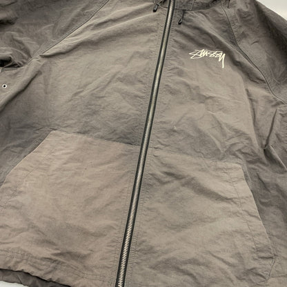 【現状渡し品】【メンズ】 STUSSY ステューシー 115745 BEACH SHELL WAVE DYE ビーチシェル ウェーブ ダイ ジャケット アウター 142-260307-kh-08-izu サイズ：M カラー：ブラック系 万代Net店