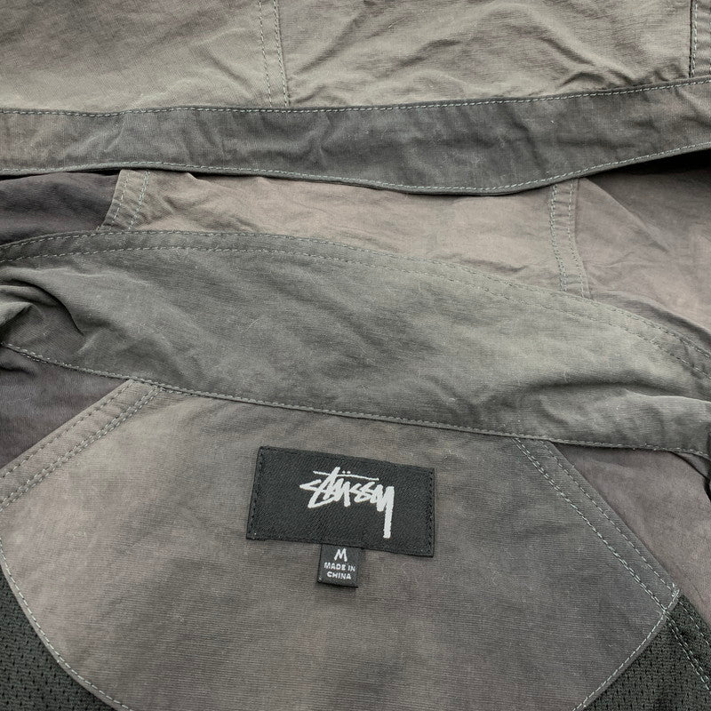 【現状渡し品】【メンズ】 STUSSY ステューシー 115745 BEACH SHELL WAVE DYE ビーチシェル ウェーブ ダイ ジャケット アウター 142-260307-kh-08-izu サイズ：M カラー：ブラック系 万代Net店