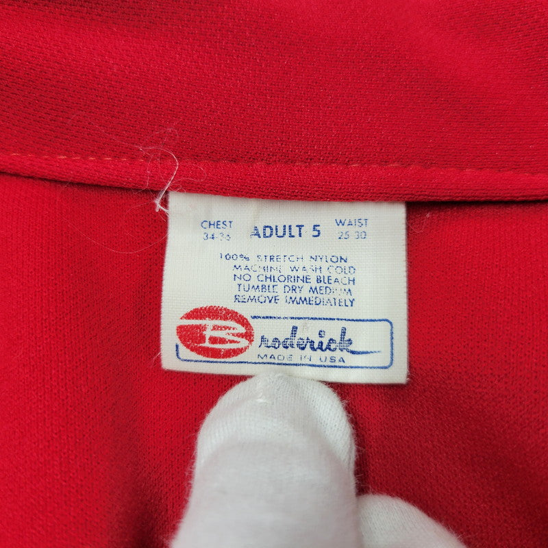 【中古品】【メンズ】 BRODERICK ブロデリック USA製 ロケットTALON TRACK JACKET タロン トラック ジャケット トップス 長袖 146-260303-ya-17-izu サイズ：5 カラー：RED 万代Net店