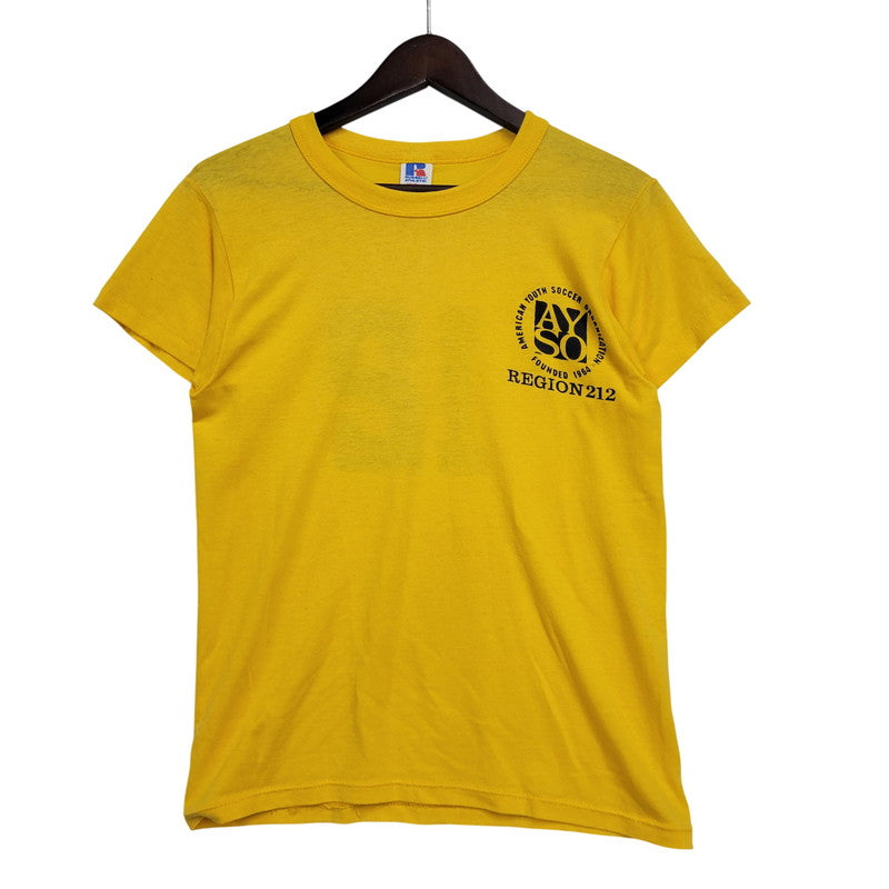 【中古品】【メンズ】 RUSSELL ATHLETIC ラッセルアスレティック REGION 212 PRINT S/S TEE 半袖Tシャツ USA製 146-260801-as-16-izu サイズ：L カラー：イエロー 万代Net店
