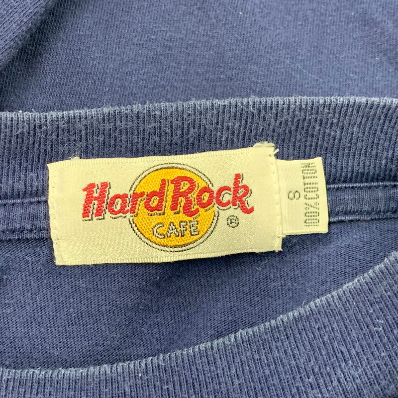 【中古品】【メンズ】 HARD ROCK CAFE ハードロックカフェ KUALA LUMPUR PRINT SS TEE プリント ショートスリーブ Tシャツ トップス 半袖 146-260731-cs-19-izu サイズ：S カラー：ネイビー 万代Net店