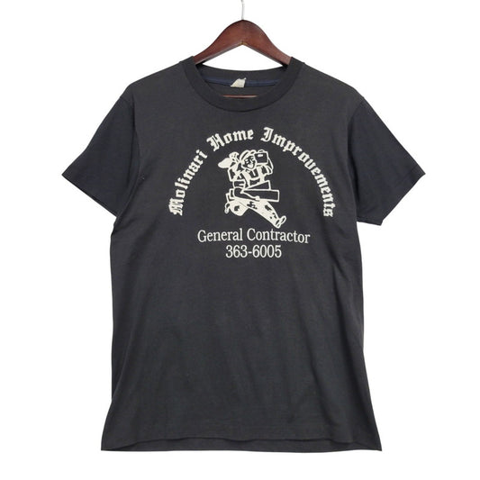 【中古品】【メンズ】 USED ユーズド 両シングル GENERAL CONTRACTOR PRINT SS TEE プリント ショートスリーブ Tシャツ トップス 半袖 146-260304-cs-02-izu サイズ：不明 カラー：ブラック 万代Net店
