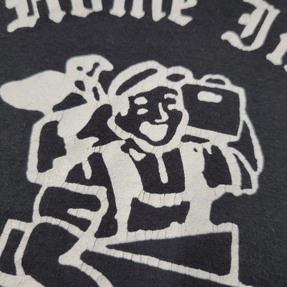 【中古品】【メンズ】 USED ユーズド 両シングル GENERAL CONTRACTOR PRINT SS TEE プリント ショートスリーブ Tシャツ トップス 半袖 146-260304-cs-02-izu サイズ：不明 カラー：ブラック 万代Net店