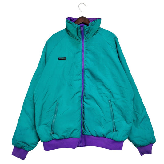 【現状渡し品】【メンズ】 ST5750 REVERSIBLE NYLON JACKET リバーシブル ナイロン ジャケット アウター 144-260303-ya-21-izu サイズ：XXL カラー：GREEN×PURPLE 万代Net店