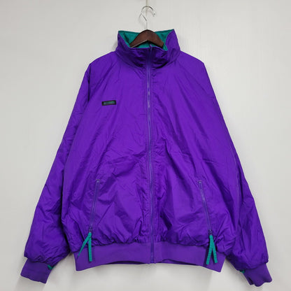 【現状渡し品】【メンズ】 ST5750 REVERSIBLE NYLON JACKET リバーシブル ナイロン ジャケット アウター 144-260303-ya-21-izu サイズ：XXL カラー：GREEN×PURPLE 万代Net店
