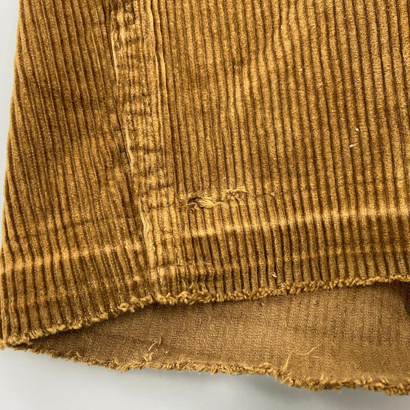 【現状渡し品】【メンズ】 WESTOVERALLS ウエストオーバーオールズ 19FWPT801C 801S CORDUROY PANTS コーデュロイ パンツ ボトムス ズボン 156-260304-cs-27-izu サイズ：W31 カラー：ブラウン 万代Net店