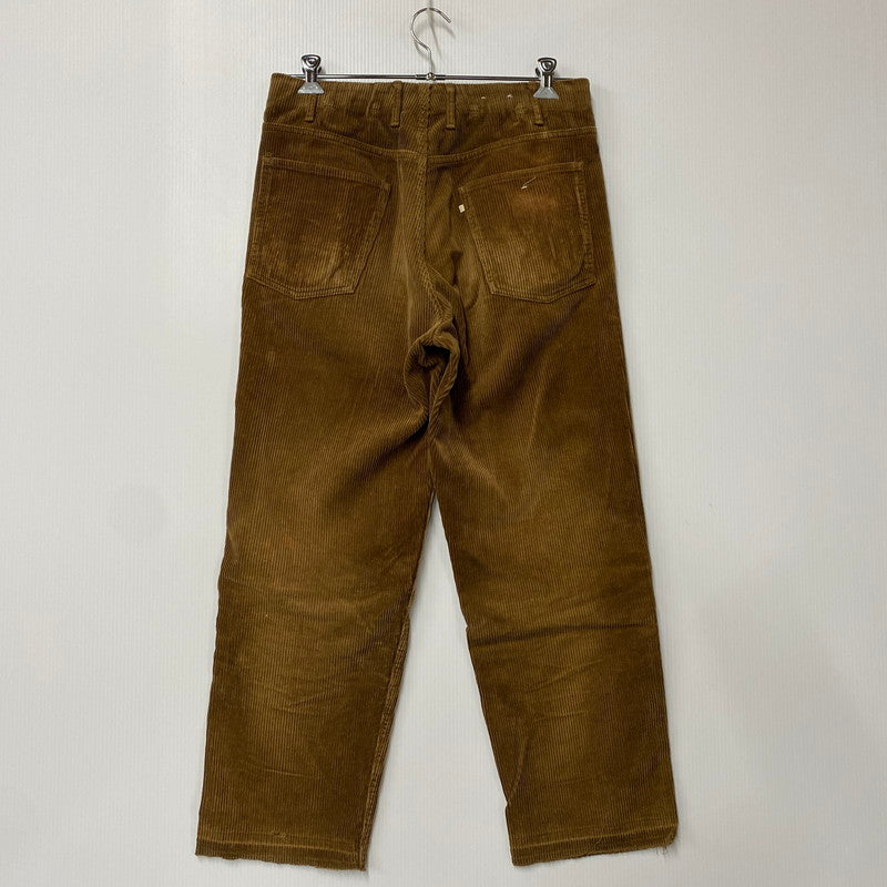 【現状渡し品】【メンズ】 WESTOVERALLS ウエストオーバーオールズ 19FWPT801C 801S CORDUROY PANTS コーデュロイ パンツ ボトムス ズボン 156-260304-cs-27-izu サイズ：W31 カラー：ブラウン 万代Net店