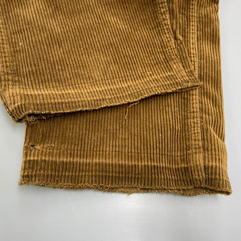 【現状渡し品】【メンズ】 WESTOVERALLS ウエストオーバーオールズ 19FWPT801C 801S CORDUROY PANTS コーデュロイ パンツ ボトムス ズボン 156-260304-cs-27-izu サイズ：W31 カラー：ブラウン 万代Net店