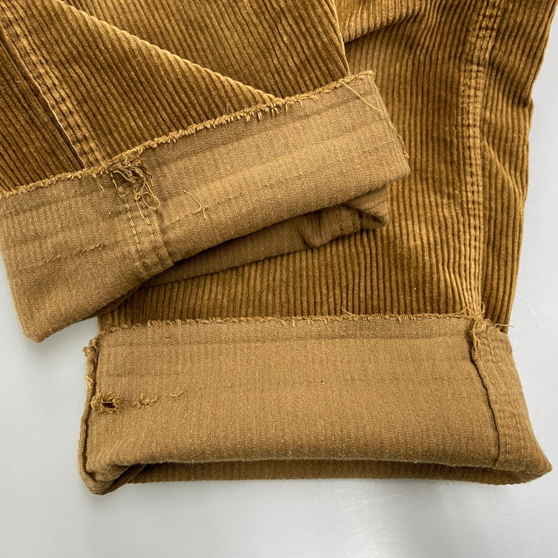 【現状渡し品】【メンズ】 WESTOVERALLS ウエストオーバーオールズ 19FWPT801C 801S CORDUROY PANTS コーデュロイ パンツ ボトムス ズボン 156-260304-cs-27-izu サイズ：W31 カラー：ブラウン 万代Net店