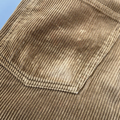 【現状渡し品】【メンズ】 WESTOVERALLS ウエストオーバーオールズ 19FWPT801C 801S CORDUROY PANTS コーデュロイ パンツ ボトムス ズボン 156-260304-cs-27-izu サイズ：W31 カラー：ブラウン 万代Net店
