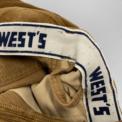 【現状渡し品】【メンズ】 WESTOVERALLS ウエストオーバーオールズ 19FWPT801C 801S CORDUROY PANTS コーデュロイ パンツ ボトムス ズボン 156-260304-cs-27-izu サイズ：W31 カラー：ブラウン 万代Net店