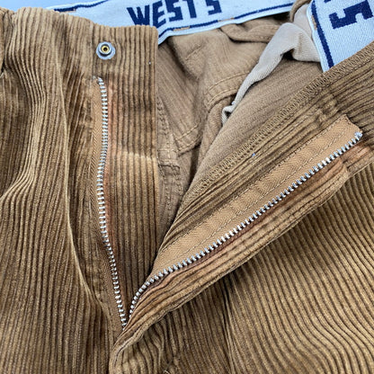 【現状渡し品】【メンズ】 WESTOVERALLS ウエストオーバーオールズ 19FWPT801C 801S CORDUROY PANTS コーデュロイ パンツ ボトムス ズボン 156-260304-cs-27-izu サイズ：W31 カラー：ブラウン 万代Net店