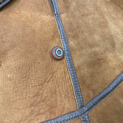 【現状渡し品】【メンズ】 O'NED オーネッド フランス製 SHEEPSKIN MOUTON COAT シープスキン ムートンコート アウター 146-260225-cs-03-izu サイズ：46 カラー：ブラウン 万代Net店