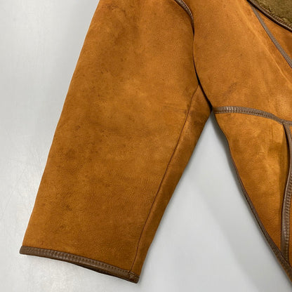 【現状渡し品】【メンズ】 O'NED オーネッド フランス製 SHEEPSKIN MOUTON COAT シープスキン ムートンコート アウター 146-260225-cs-03-izu サイズ：46 カラー：ブラウン 万代Net店