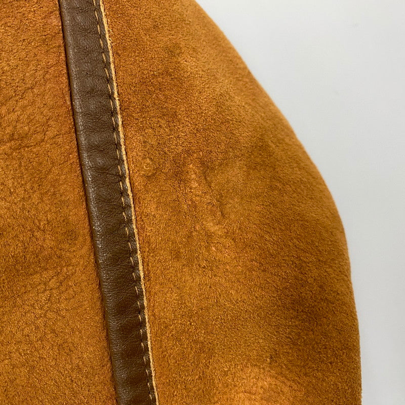 【現状渡し品】【メンズ】 O'NED オーネッド フランス製 SHEEPSKIN MOUTON COAT シープスキン ムートンコート アウター 146-260225-cs-03-izu サイズ：46 カラー：ブラウン 万代Net店