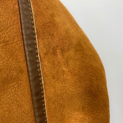【現状渡し品】【メンズ】 O'NED オーネッド フランス製 SHEEPSKIN MOUTON COAT シープスキン ムートンコート アウター 146-260225-cs-03-izu サイズ：46 カラー：ブラウン 万代Net店
