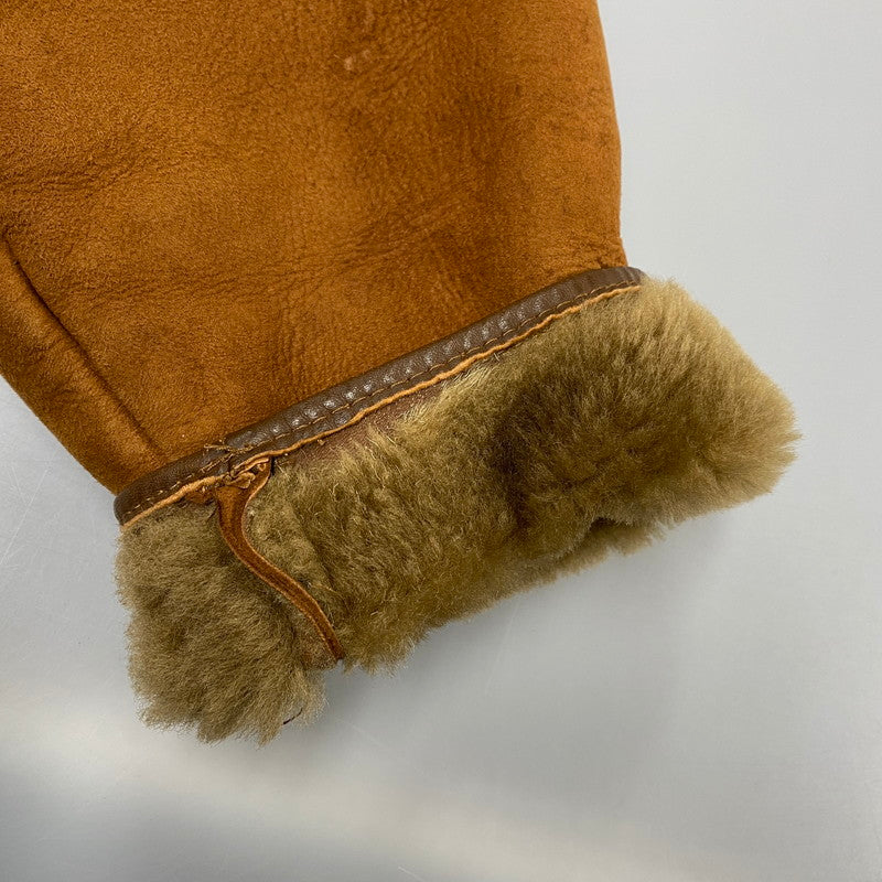 【現状渡し品】【メンズ】 O'NED オーネッド フランス製 SHEEPSKIN MOUTON COAT シープスキン ムートンコート アウター 146-260225-cs-03-izu サイズ：46 カラー：ブラウン 万代Net店