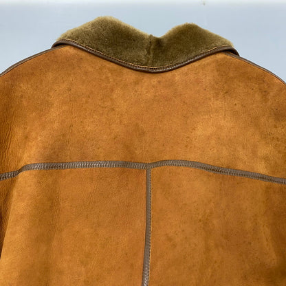 【現状渡し品】【メンズ】 O'NED オーネッド フランス製 SHEEPSKIN MOUTON COAT シープスキン ムートンコート アウター 146-260225-cs-03-izu サイズ：46 カラー：ブラウン 万代Net店