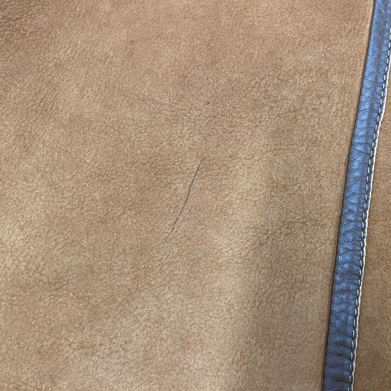 【現状渡し品】【メンズ】 O'NED オーネッド フランス製 SHEEPSKIN MOUTON COAT シープスキン ムートンコート アウター 146-260225-cs-03-izu サイズ：46 カラー：ブラウン 万代Net店