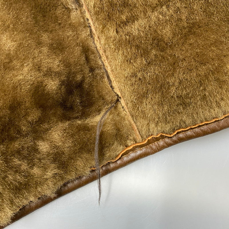 【現状渡し品】【メンズ】 O'NED オーネッド フランス製 SHEEPSKIN MOUTON COAT シープスキン ムートンコート アウター 146-260225-cs-03-izu サイズ：46 カラー：ブラウン 万代Net店