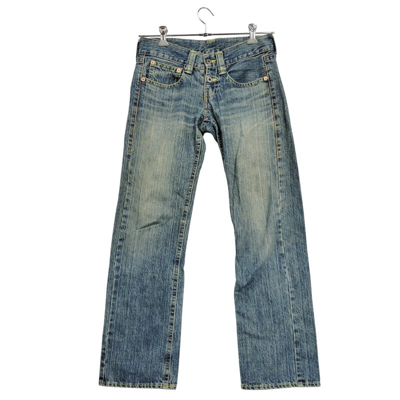 【中古品】【メンズ】 CO LU BACK PRINT BUTTON FLY DENIM PANTSバックプリント ボタンフライ デニムパンツ ズボン ボトムス 157-260303-ya-22-izu サイズ：S カラー：インディゴ 万代Net店