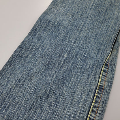 【中古品】【メンズ】 CO LU BACK PRINT BUTTON FLY DENIM PANTSバックプリント ボタンフライ デニムパンツ ズボン ボトムス 157-260303-ya-22-izu サイズ：S カラー：インディゴ 万代Net店