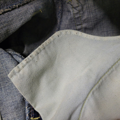 【中古品】【メンズ】 CO LU BACK PRINT BUTTON FLY DENIM PANTSバックプリント ボタンフライ デニムパンツ ズボン ボトムス 157-260303-ya-22-izu サイズ：S カラー：インディゴ 万代Net店