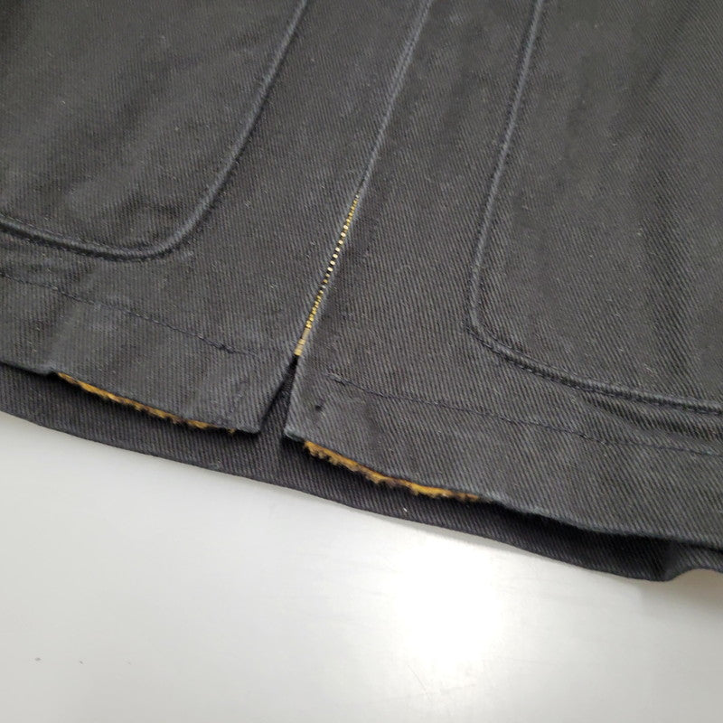 【中古品】【メンズ】 VANSON バンソン × JACKROSE ジャックローズ BACK CROSS SCULL ZIPUP JACKET バック クロス スカル ジップアップ ジャケット アウター 145-260226-ya-16-izu サイズ：M カラー：BLACK 万代Net店