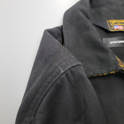 【中古品】【メンズ】 VANSON バンソン × JACKROSE ジャックローズ BACK CROSS SCULL ZIPUP JACKET バック クロス スカル ジップアップ ジャケット アウター 145-260226-ya-16-izu サイズ：M カラー：BLACK 万代Net店