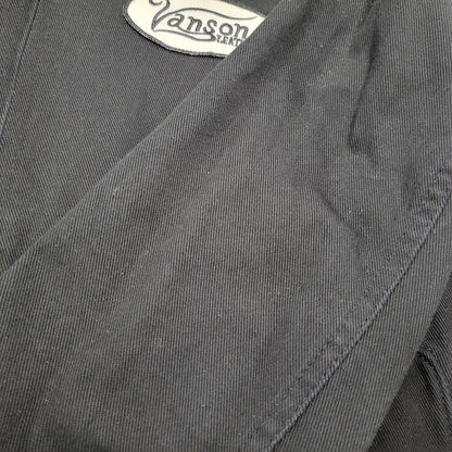 【中古品】【メンズ】 VANSON バンソン × JACKROSE ジャックローズ BACK CROSS SCULL ZIPUP JACKET バック クロス スカル ジップアップ ジャケット アウター 145-260226-ya-16-izu サイズ：M カラー：BLACK 万代Net店