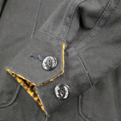 【中古品】【メンズ】 VANSON バンソン × JACKROSE ジャックローズ BACK CROSS SCULL ZIPUP JACKET バック クロス スカル ジップアップ ジャケット アウター 145-260226-ya-16-izu サイズ：M カラー：BLACK 万代Net店