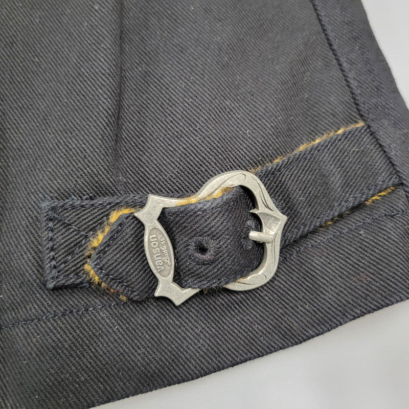 【中古品】【メンズ】 VANSON バンソン × JACKROSE ジャックローズ BACK CROSS SCULL ZIPUP JACKET バック クロス スカル ジップアップ ジャケット アウター 145-260226-ya-16-izu サイズ：M カラー：BLACK 万代Net店