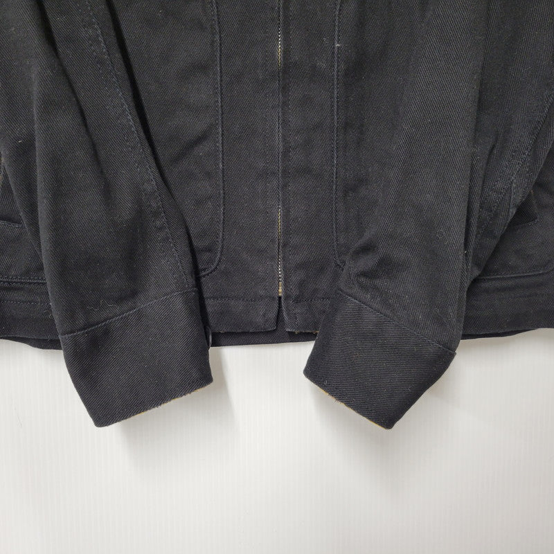【中古品】【メンズ】 VANSON バンソン × JACKROSE ジャックローズ BACK CROSS SCULL ZIPUP JACKET バック クロス スカル ジップアップ ジャケット アウター 145-260226-ya-16-izu サイズ：M カラー：BLACK 万代Net店