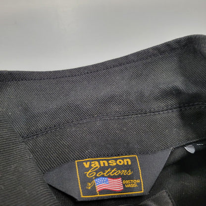 【中古品】【メンズ】 VANSON バンソン × JACKROSE ジャックローズ BACK CROSS SCULL ZIPUP JACKET バック クロス スカル ジップアップ ジャケット アウター 145-260226-ya-16-izu サイズ：M カラー：BLACK 万代Net店