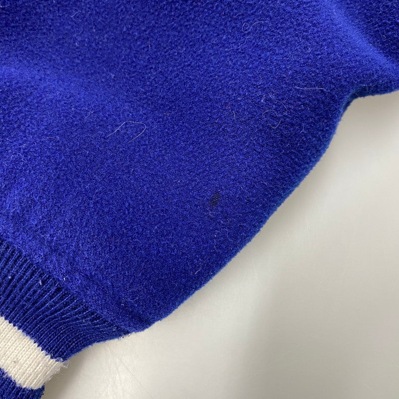 【中古品】【メンズ】 WEST SIDE 4 LIFE ウエストサイドフォーライフ OLD SCHOOL SUTADIUM JACKET オールド スクール スタジアム ジャケット アウター 146-260225-cs-10-izu サイズ：3XL カラー：ブルー 万代Net店