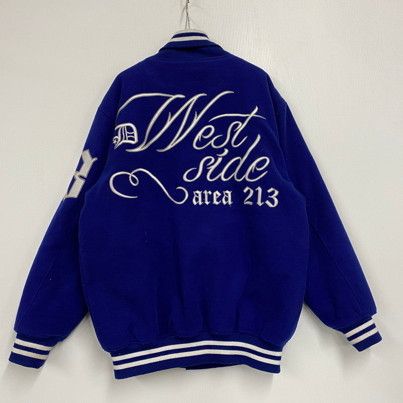 【中古品】【メンズ】 WEST SIDE 4 LIFE ウエストサイドフォーライフ OLD SCHOOL SUTADIUM JACKET オールド スクール スタジアム ジャケット アウター 146-260225-cs-10-izu サイズ：3XL カラー：ブルー 万代Net店