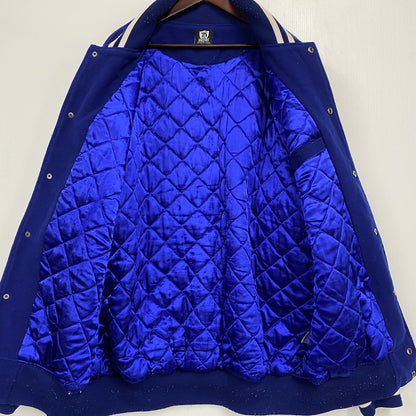 【中古品】【メンズ】 WEST SIDE 4 LIFE ウエストサイドフォーライフ OLD SCHOOL SUTADIUM JACKET オールド スクール スタジアム ジャケット アウター 146-260225-cs-10-izu サイズ：3XL カラー：ブルー 万代Net店