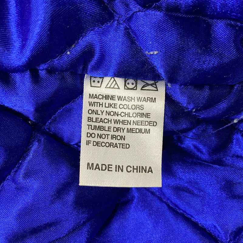 【中古品】【メンズ】 WEST SIDE 4 LIFE ウエストサイドフォーライフ OLD SCHOOL SUTADIUM JACKET オールド スクール スタジアム ジャケット アウター 146-260225-cs-10-izu サイズ：3XL カラー：ブルー 万代Net店