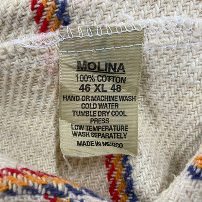 【中古品】【メンズ】 MOLINA モリーナ 90S MEXICAN PARKA メキシカン パーカー トップス 長袖 146-260304-cs-21-izu サイズ：XL カラー：マルチ 万代Net店