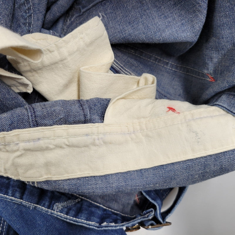 【中古品】【メンズ】 BIG MAC ビッグマック DENIM OVERALL デニム オーバーオール ズボン ボトムス 146-260226-ya-02-izu サイズ：下記参照 カラー：インディゴ 万代Net店