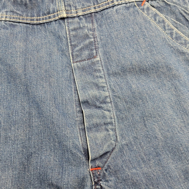 【中古品】【メンズ】 BIG MAC ビッグマック DENIM OVERALL デニム オーバーオール ズボン ボトムス 146-260226-ya-02-izu サイズ：下記参照 カラー：インディゴ 万代Net店